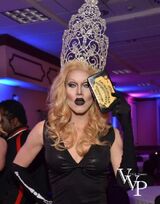 A pic of Sharon with the Crown