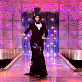 Katya bearded runway