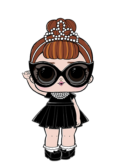 lol doll black dress