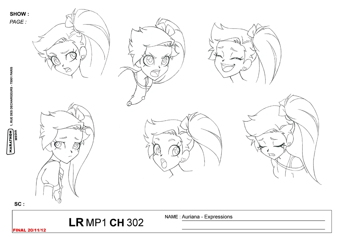 Image Auriana Expressions Lolirock Wiki File Auriana Expressions