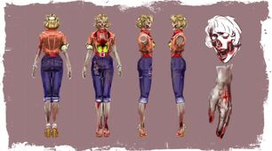 Arte Conceptual de Elizabeth Starling Zombie