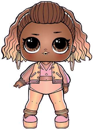 rose gold lol doll