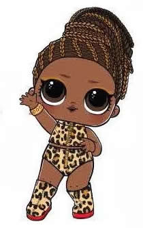 brown lol doll