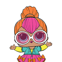 neon kitty lol doll