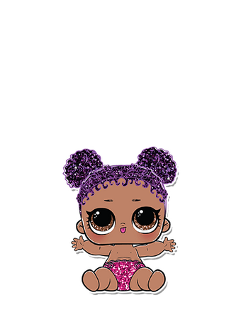 lil purple queen lol doll