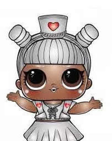 lol doll with silver hair