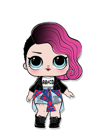 pink hair lol doll