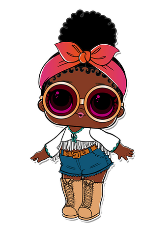 brown lol doll