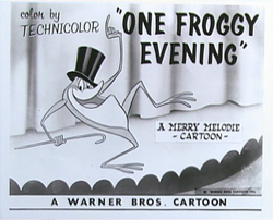 OneFroggyEvening Lobby Card