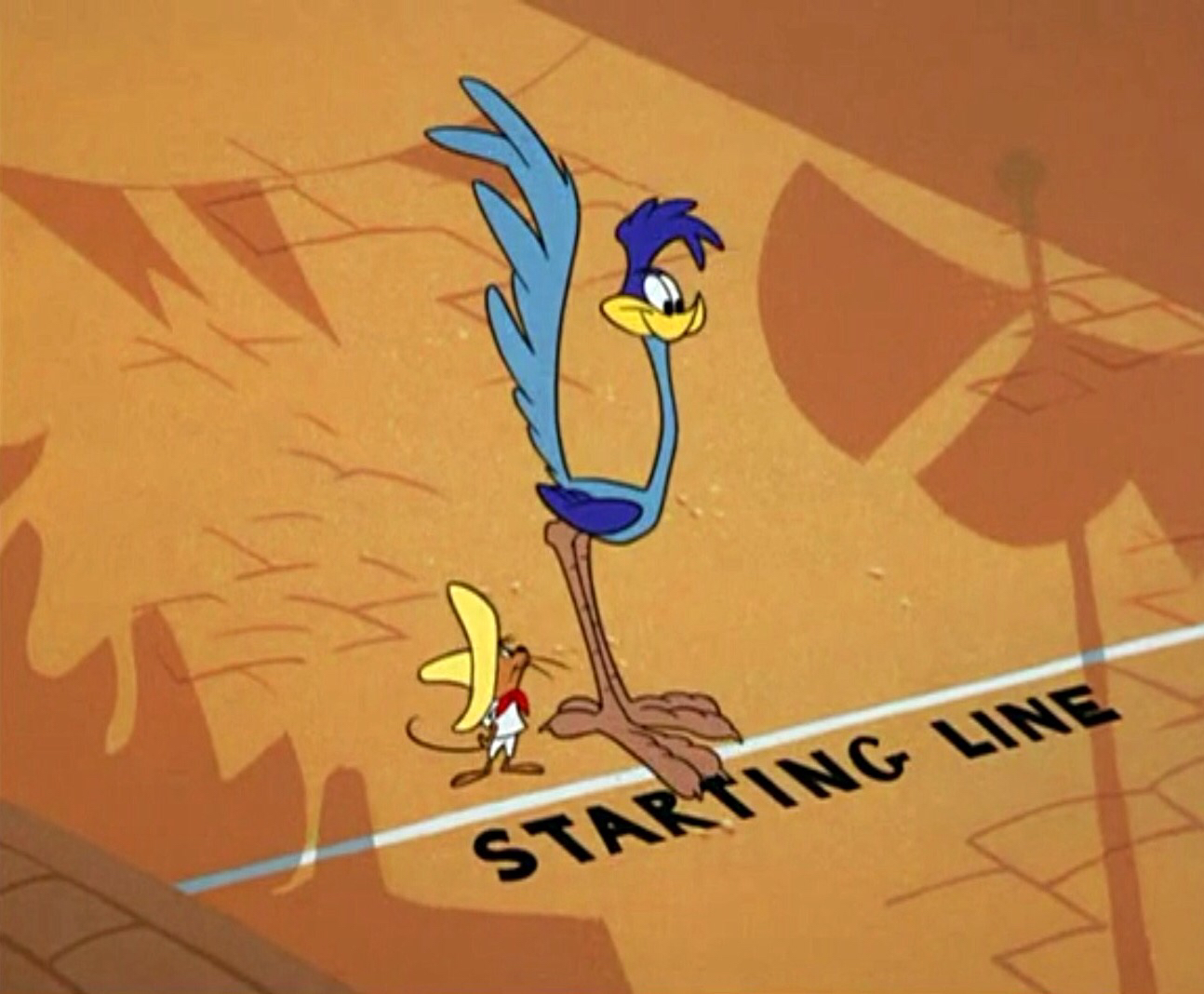 Image - Speedy Gonzales Road Runner race.png | Looney Tunes Wiki ...