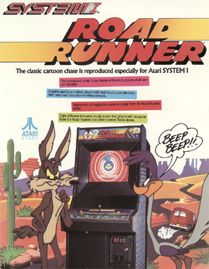 RoadRunner arcadeflyer