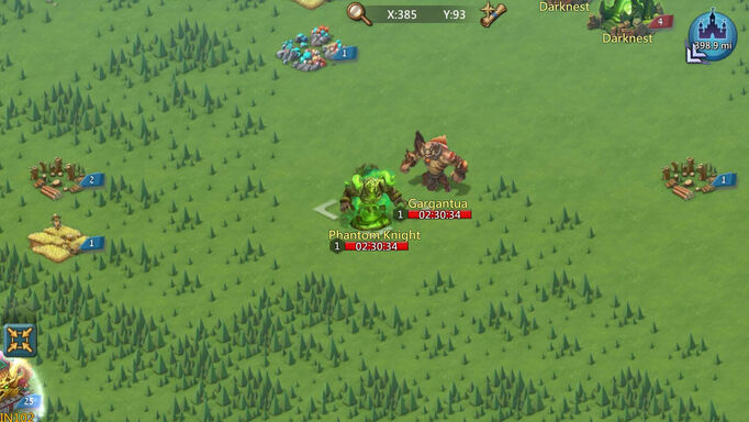 Phantom Knight on map