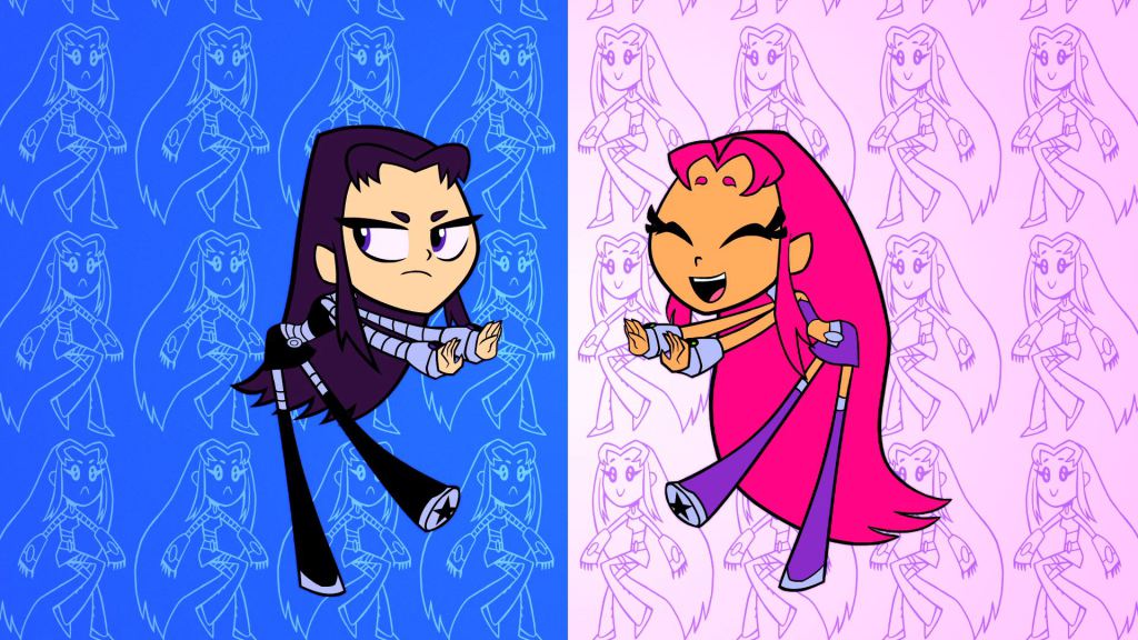 Imagen Blackfire And Starfire Wiki Los Jóvenes Titanes En Acción 