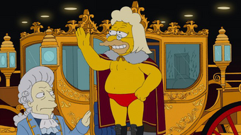 Download El abuelo simpson peleando Desktop Wallpaper Free
