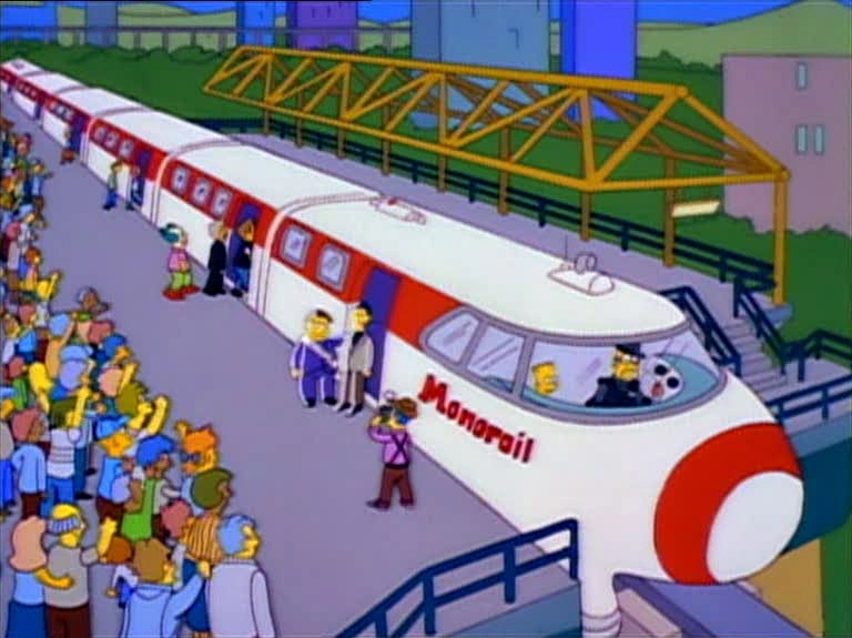Springfield Monorail Simpson Wiki en Español FANDOM powered by Wikia