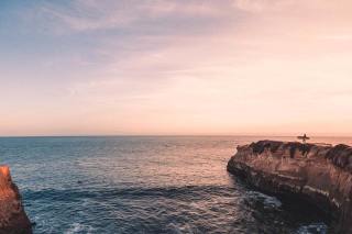 Sunset water
