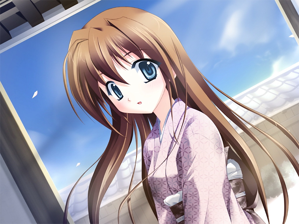 Image Anime Girl With Brown Hair And Blue Eyesjpg Lost Cities