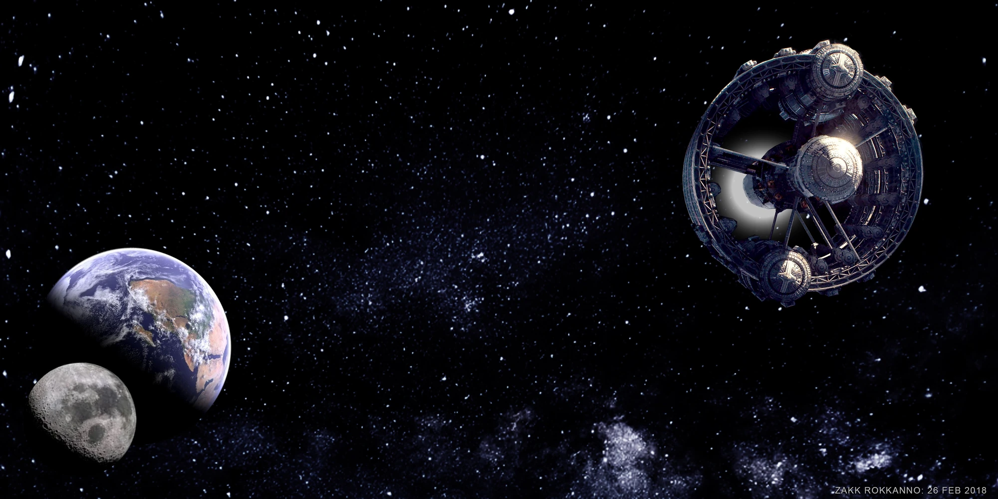 Image 20180226 Resolute leaving earth.jpg Lost in Space (2018