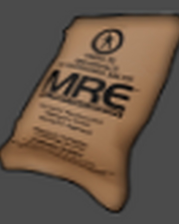 Meal Ready To Eat Lost Roblox Wiki Fandom - space tech food division meals ready to eat mre roblox