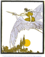 Princess Truella on a stork - Project Gutenberg eText 16529