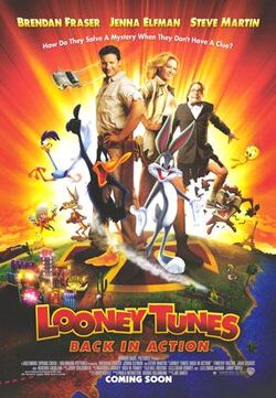 Movie poster looney tunes back in action