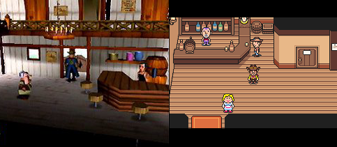 EarthBound 64 Mother 3 comparison