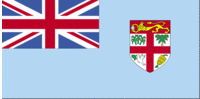 Large flag of fiji
