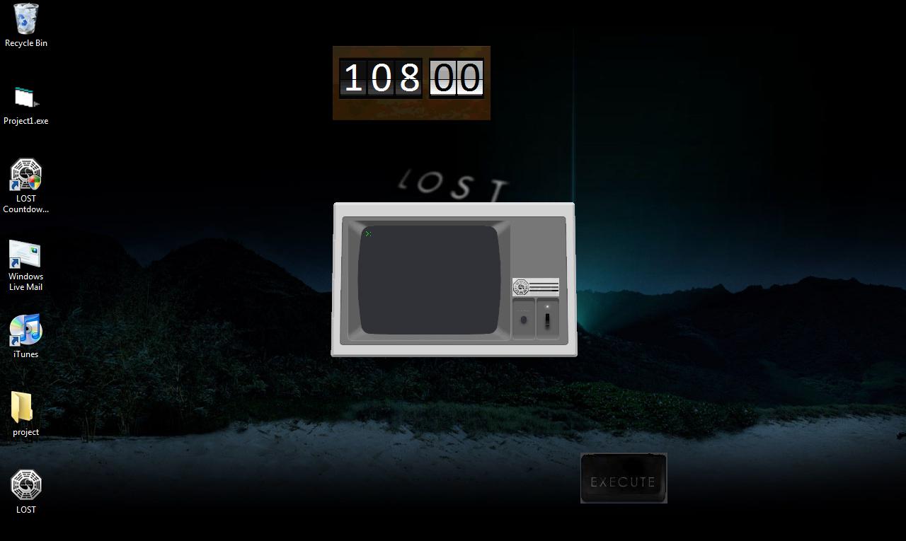 the program at runtime the lost countdown