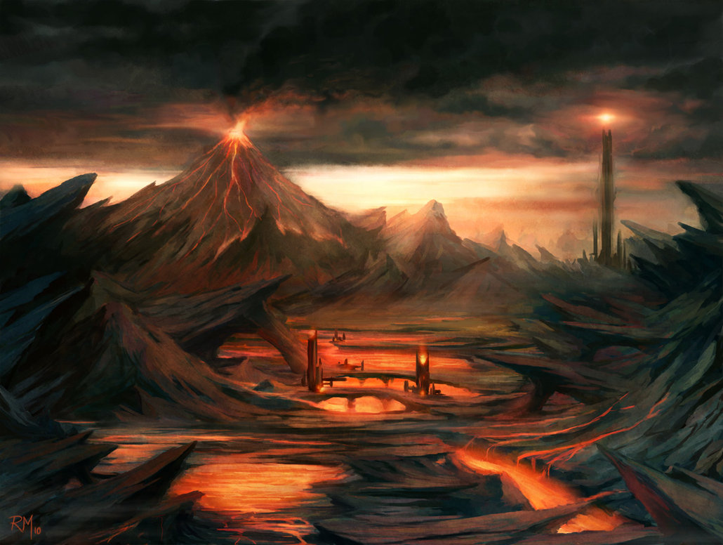 Image result for the lord of the rings mount doom and the ring