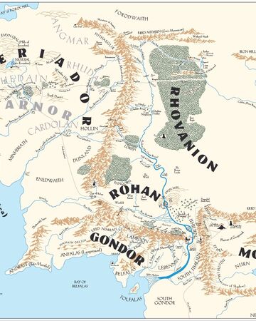 map of middle earth simple Middle Earth The One Wiki To Rule Them All Fandom map of middle earth simple