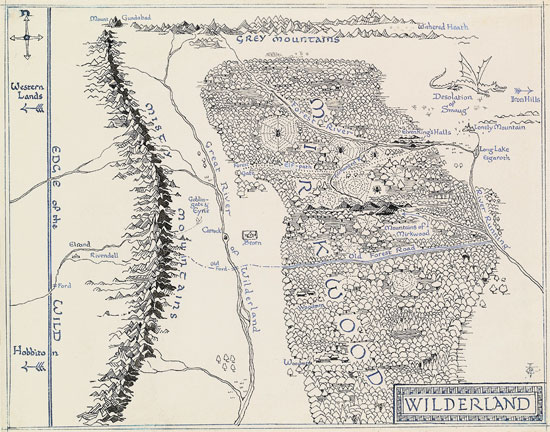 Image - Wilderland map.jpg | The One Wiki to Rule Them All | FANDOM