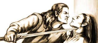 Feanor and Fingolfin by Tuuliky - dcfg
