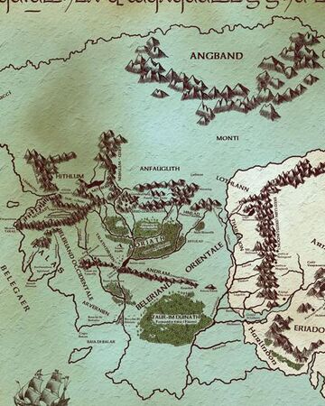 Beleriand Der Herr Der Ringe Wiki Fandom