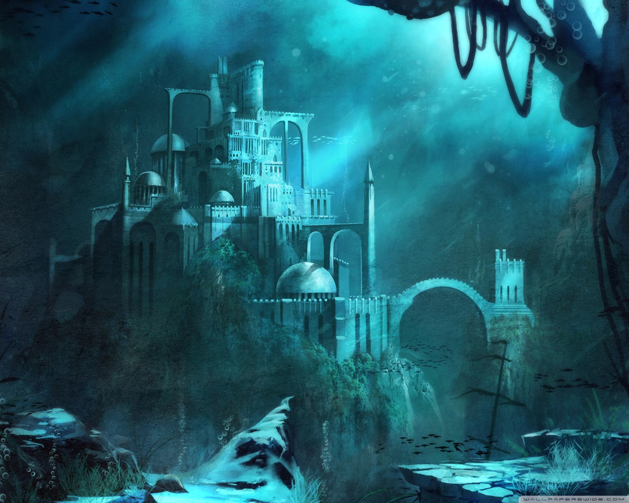 Image - Underwater Castle.jpg  The Lord of the Rings 