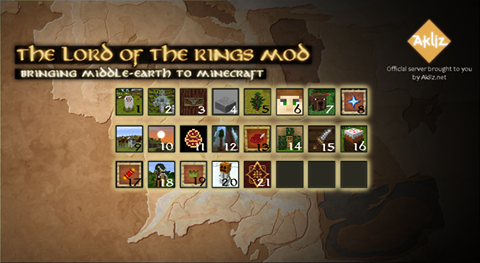 Whats on the advent calendar The Lord of the Rings Minecraft Mod Wiki