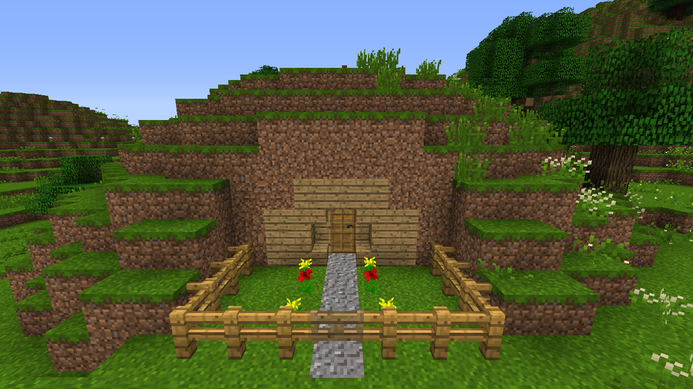 hobbit hole door minecraft a pictures