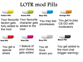 Image - Pill quiz.png  The Lord of the Rings Minecraft 