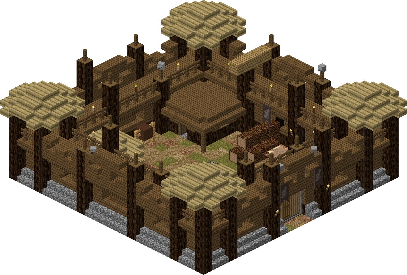 Dunlending Hill Fort The Lord of the Rings Minecraft Mod Wiki Fandom