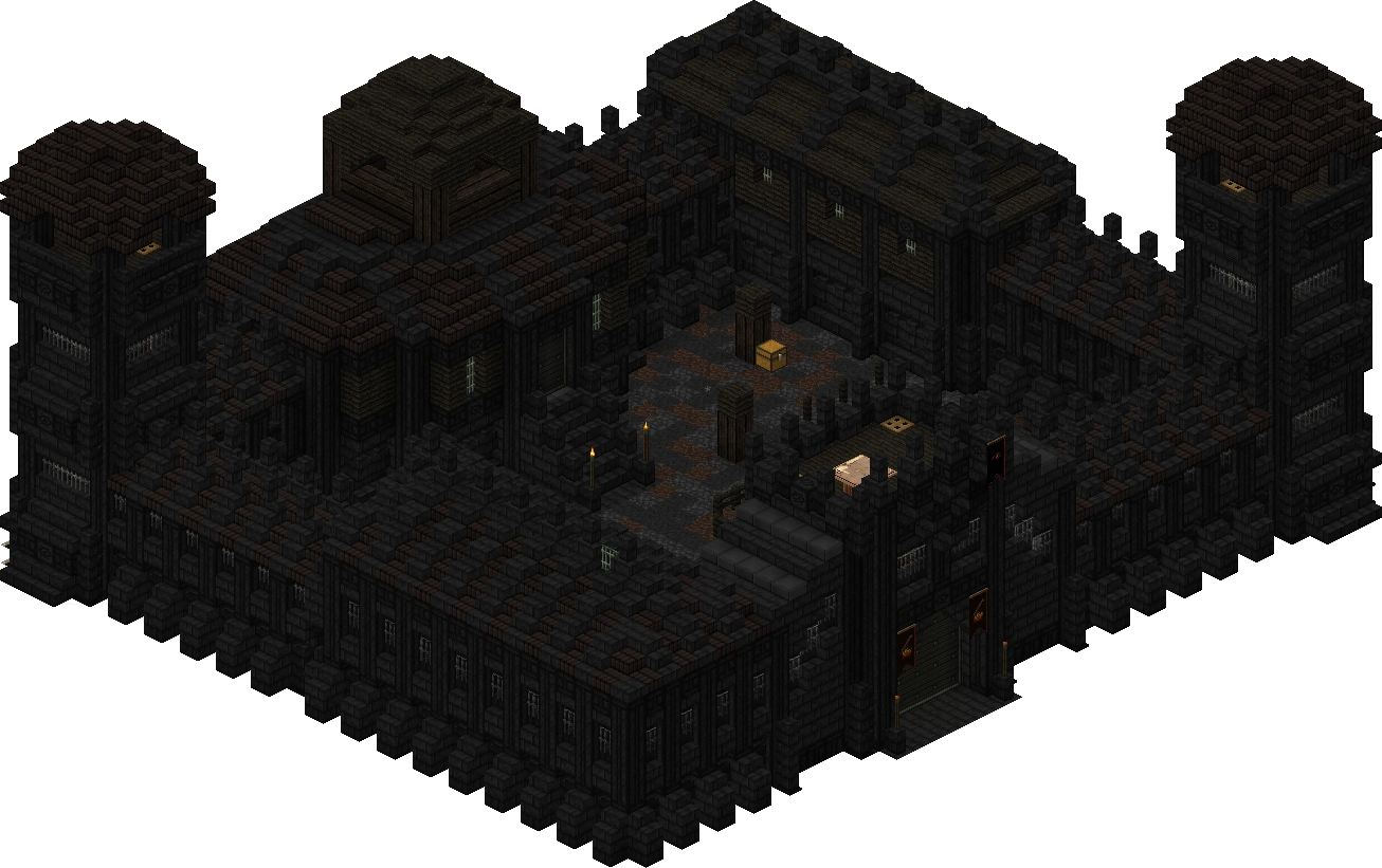 Black Uruk Fortress The Lord of the Rings Minecraft Mod Wiki Fandom