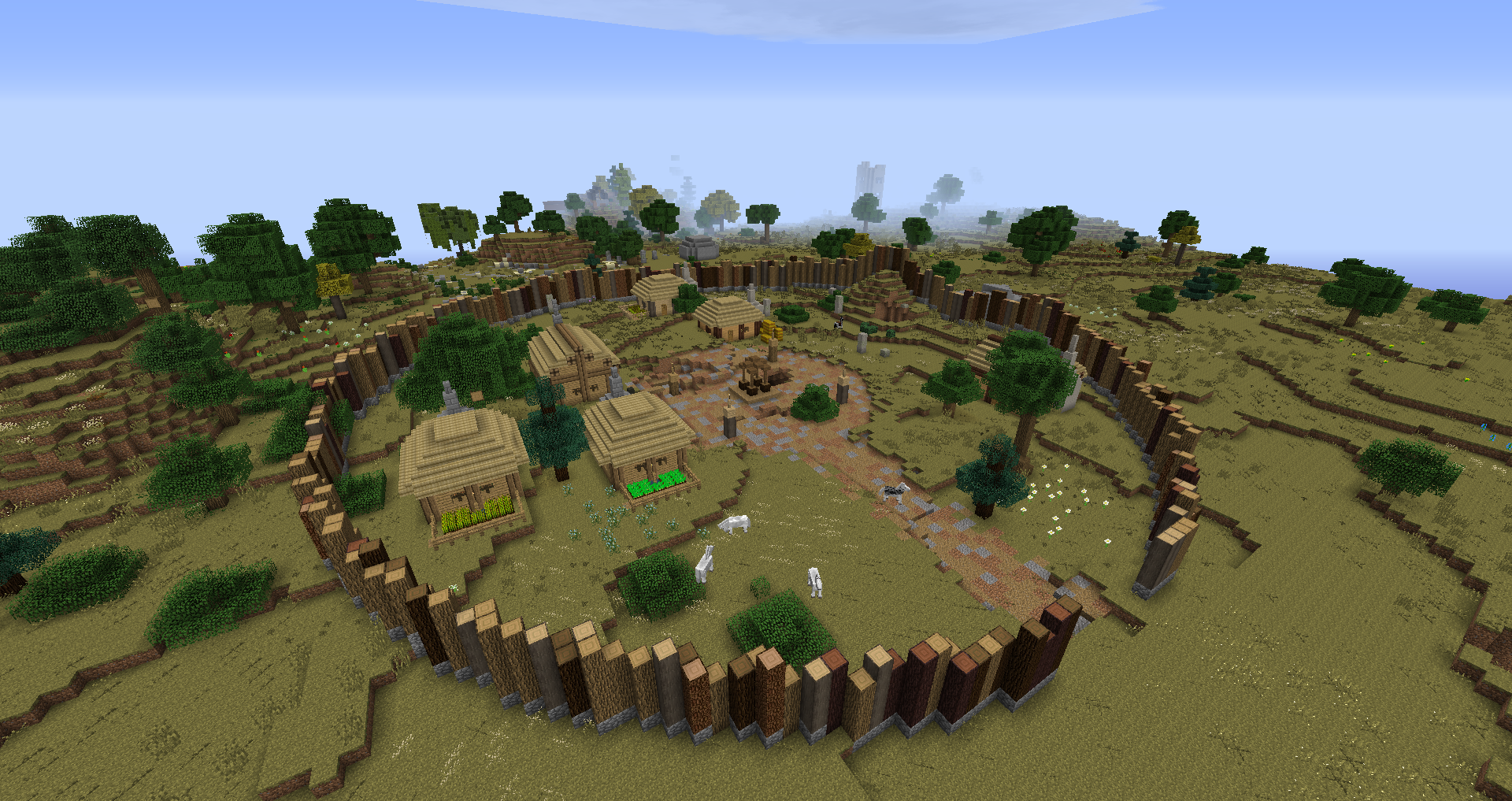 D nedain Village The Lord of the Rings Minecraft Mod 