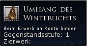 Umhang des Winterlichts Tooltipp
