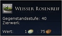 Weisser Rosenreif Tooltipp
