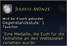 Julfest-Münze