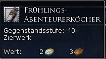 Frühlings-Abenteuererköcher Tooltipp