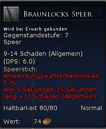 Braunlocks Speer