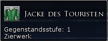 Jacke des Touristen Tooltipp
