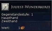 Julfest-Wunderkerze Tooltipp