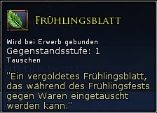 Frühlingsblatt