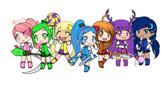 Gacha Life Girl Characters