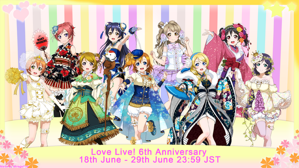 Wallpaper Love Live 6th Anniversary Giveaway Results Love Live Wiki Fandom Desktop Wallpaper